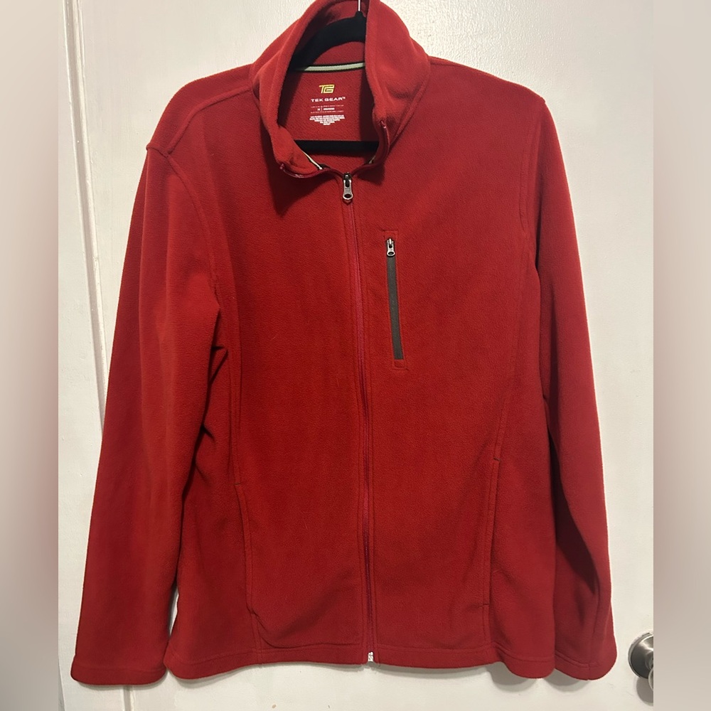 Men's Red Fleece Jacket